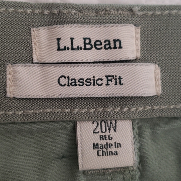 L.L. Bean Classic Fit Chino Skirt with Roses S 20 - Picture 5 of 9